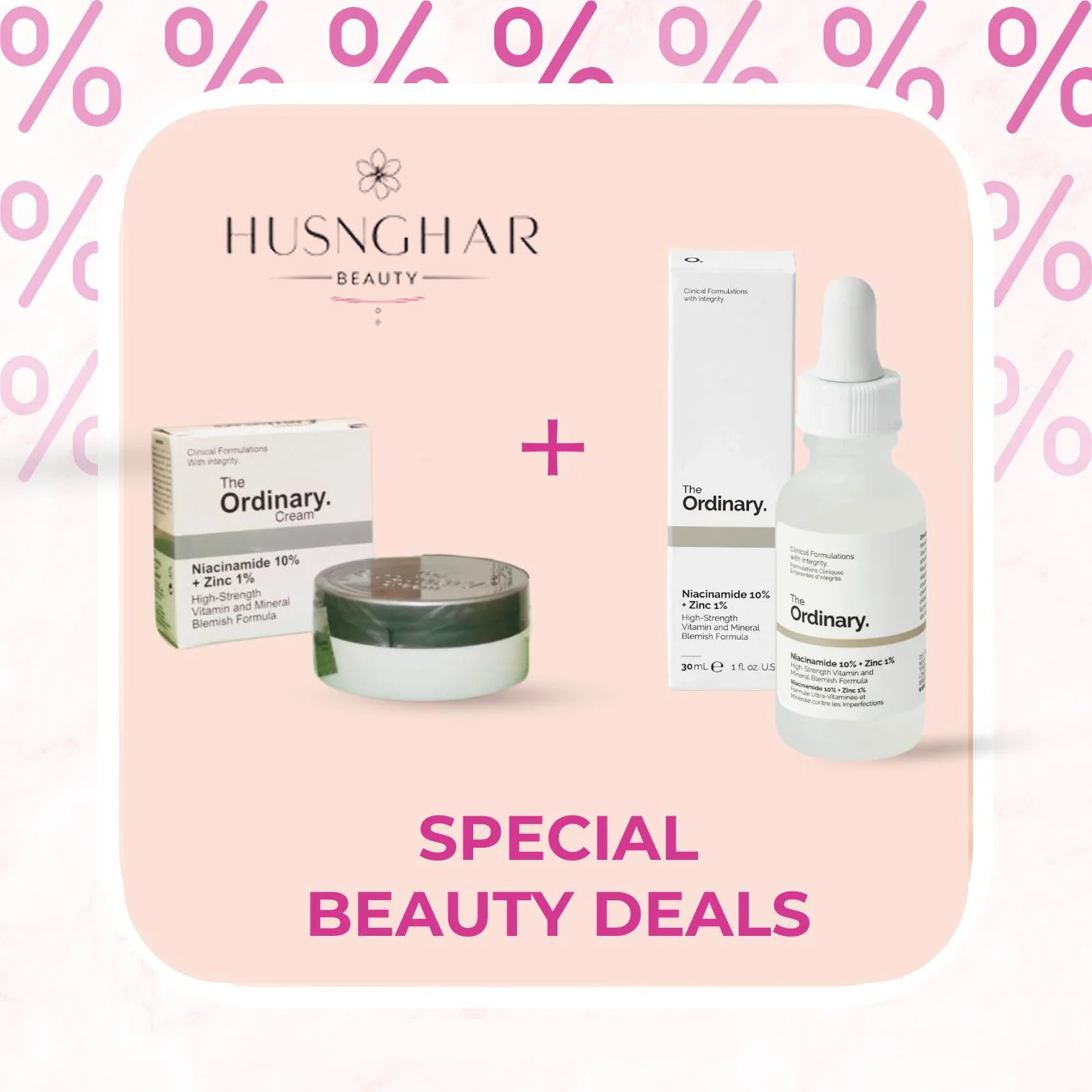 The Ordinary Niacinamide Serum & The Ordinary Niacinamide Cream